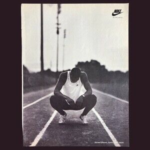 1992 NIKE 5 PAGE Apparel Michael Jordan Barry Sanders Last of The Mohicans Vtg